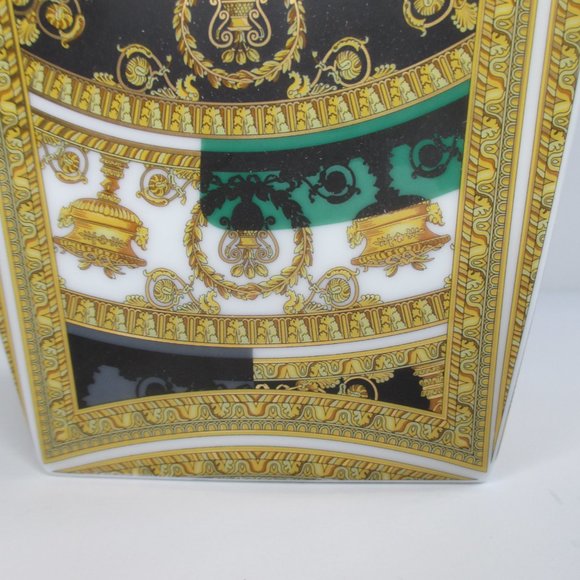 Versace I Love Baroque and Roll Porcelain Vase 9 1/2" tall Rare and Original - Picture 6 of 11